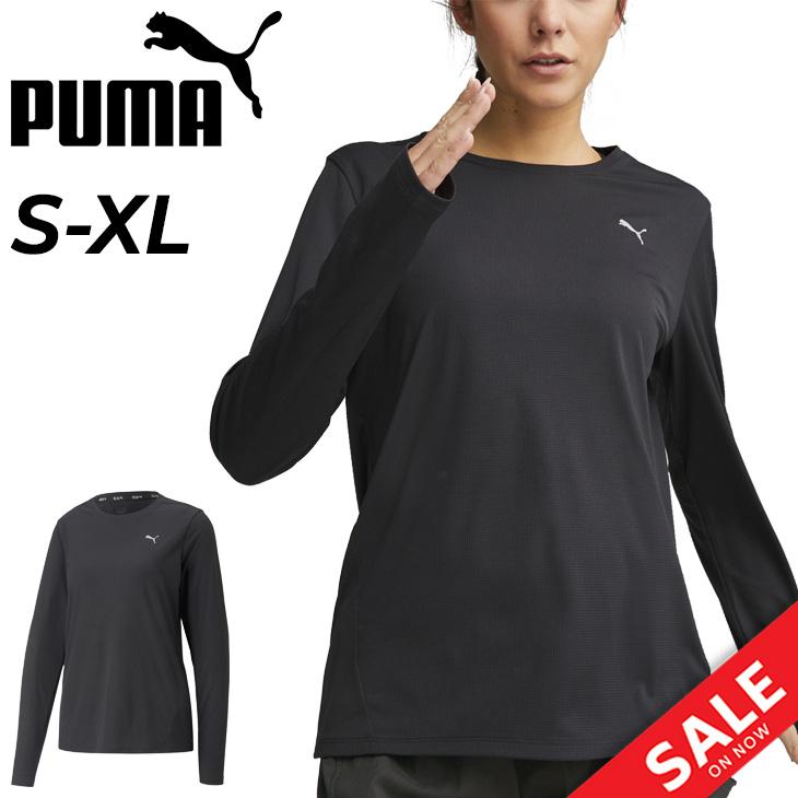 PUMA（プーマ） ランニングシャツ 長袖 Tシャツ レディース PUMAスリム