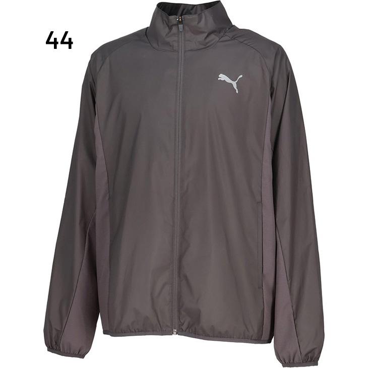 PUMA グレー ウィンドブレーカー フード付き PUMA（プーマ） ウィンドブレーカー 長袖 裏メッシュ メンズ PUMA TAD