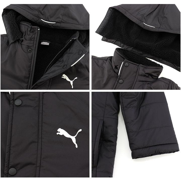 PUMA（プーマ） ジュニア 中綿コート 裏ボア キッズ 120-160cm 子供服