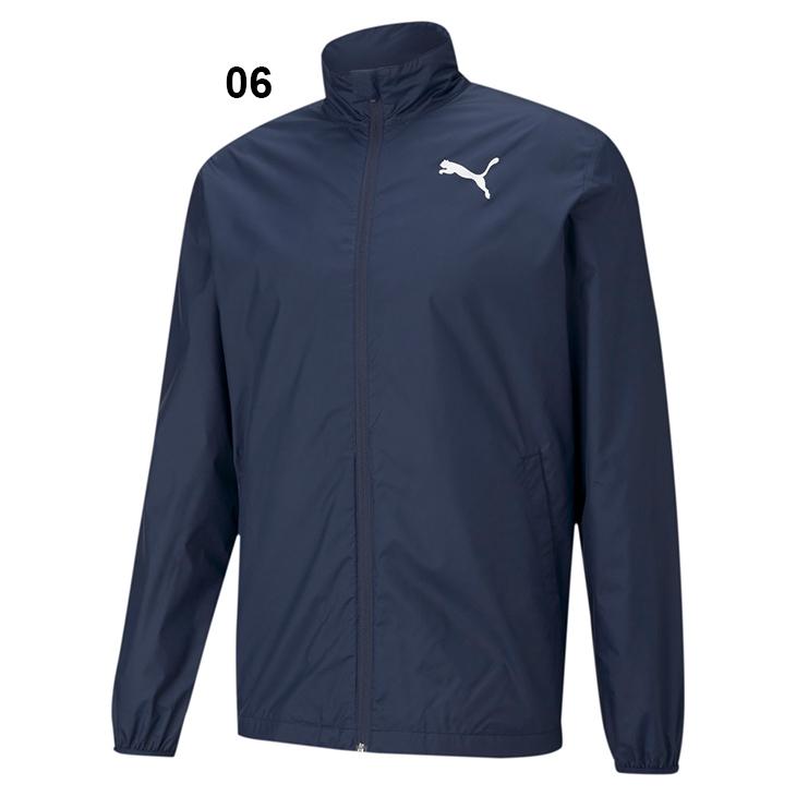 PUMA プーマ Y2K ナイロンジャケット メッシュ裏地 ブルー メンズ L PUMA ウインドブレーカー アウター 裏メッシュ メンズ/PUMA