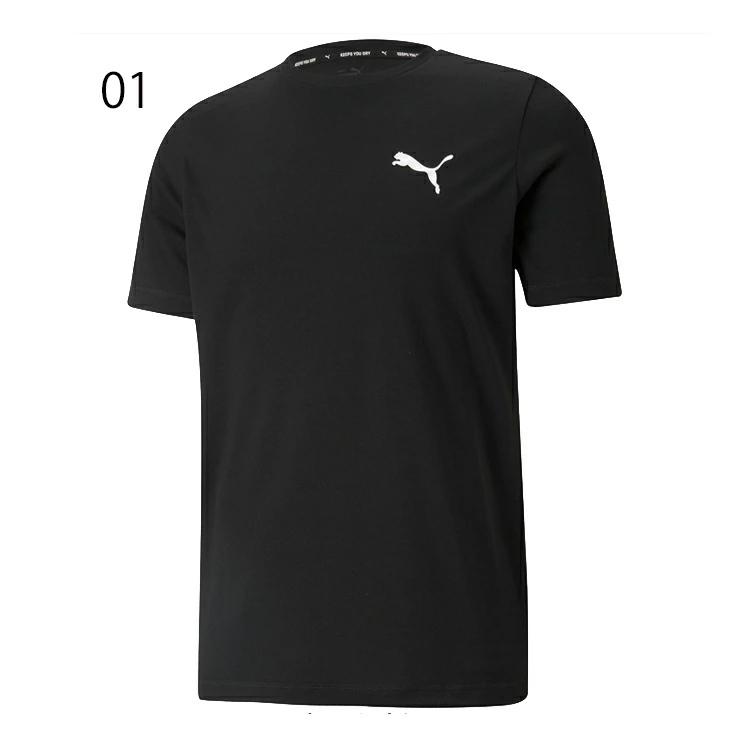 半袖 Tシャツ メンズ/PUMA プーマ ACTIVE スモールロゴ TEE/スポーツウェア トレーニング カジュアル ワンポイント 男性1 シンプル トップス/588866【pu22pd】｜w-w-m｜02