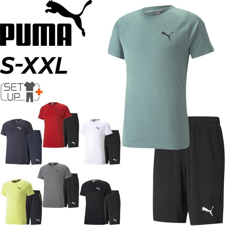 トレーニングウェア 上下 セットアップ メンズ PUMA プーマ RTG 半袖Tシャツ ハーフパンツ/スポーツウェア 上下組 ランニング /588926-588919 :588926-588919:WORLD WIDE MARKET 通販 プーマ スポーツウェア 半袖