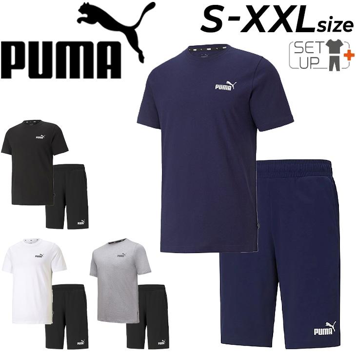 プーマ 半袖Tシャツ ハーフパンツ メンズ 上下 PUMA トレーニング 