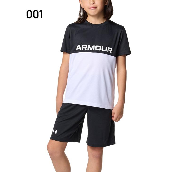 UNDER ARMOUR（アンダーアーマー） キッズ 半袖シャツ ショートパンツ
