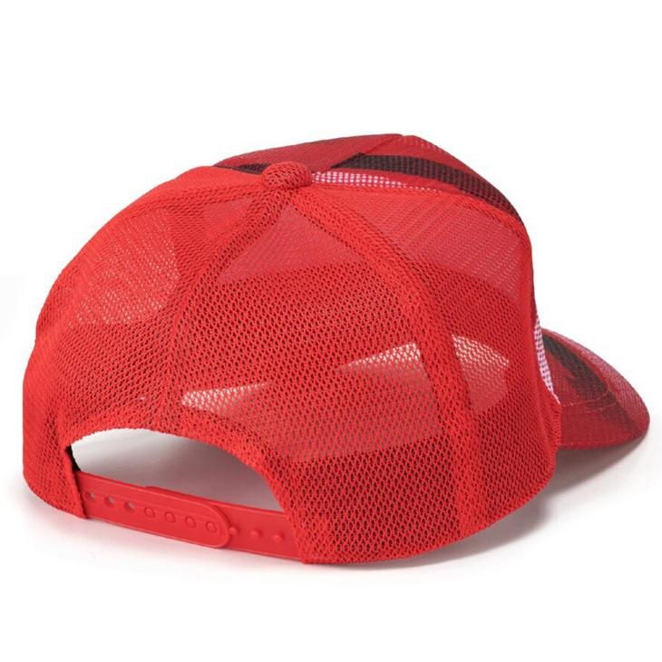 キャップ③　レッド　Mizuno　JAPAN　フリーサイズ　メッシュバック キャップ③ レッド Mizuno JAPAN フリーサイズ メッシュバック