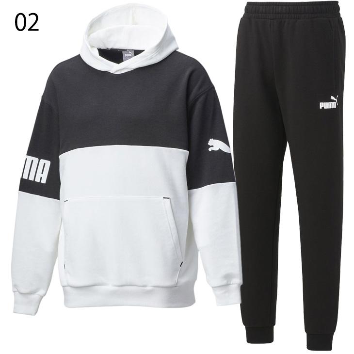 PUMA（プーマ） スウェット 上下 メンズ POWER プルオーバーパーカ