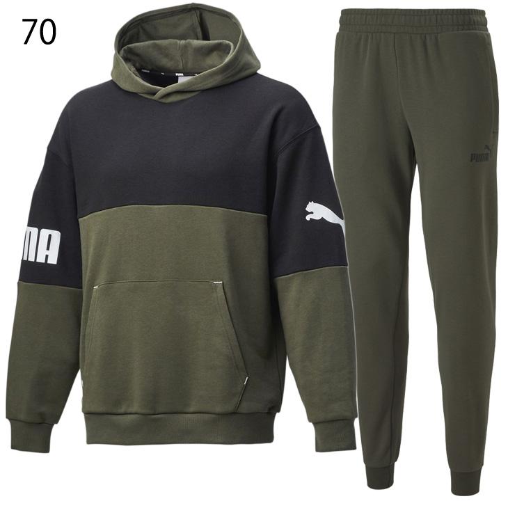 PUMA（プーマ） スウェット 上下 メンズ POWER プルオーバーパーカ