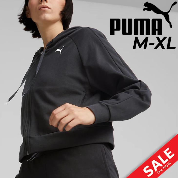 473■PUMA■ナイロンジップパーカー/ラグラン/男女兼用/黒/M 473□PUMA□ナイロンジップパーカー/ラグラン/男女兼用/黒/M