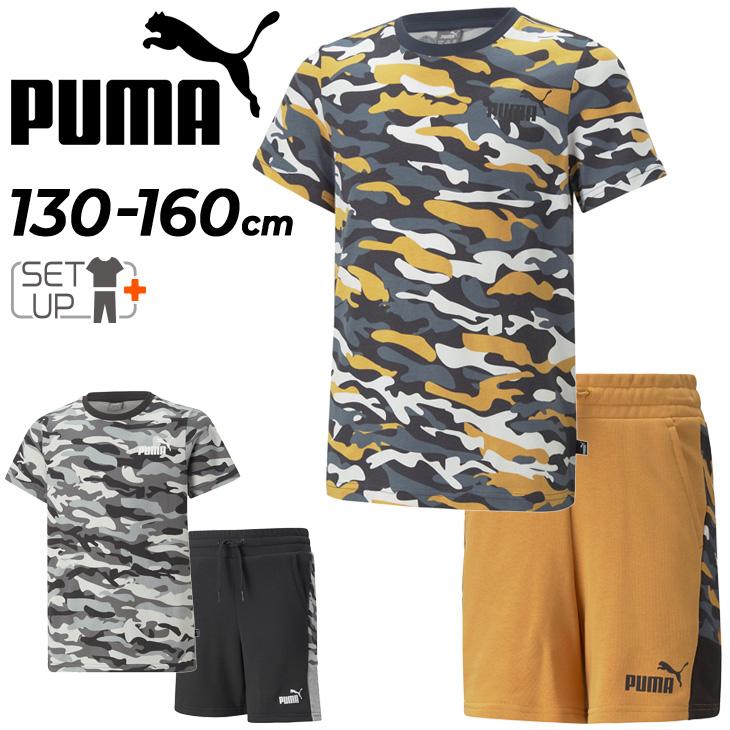 PUMA プーマ キッズ 半袖Tシャツ ハーフパンツ 上下 2点セット/PUMA 