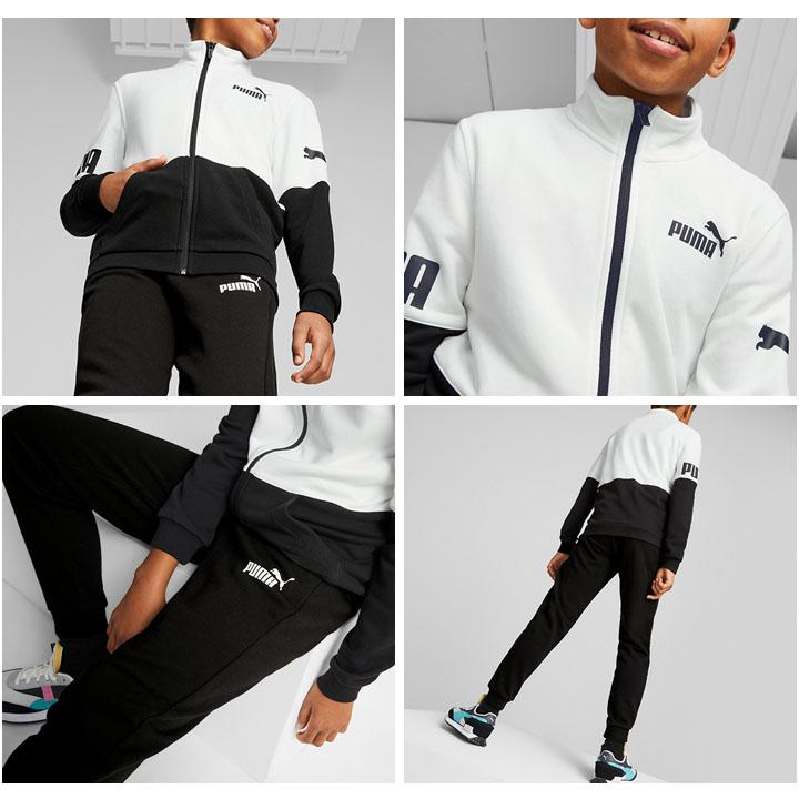 PUMA プーマ キッズ スウェット ジャージ 上下 男の子 POWER PUMA プーマ キッズ スウェット ジャージ 上下 男の子 POWER