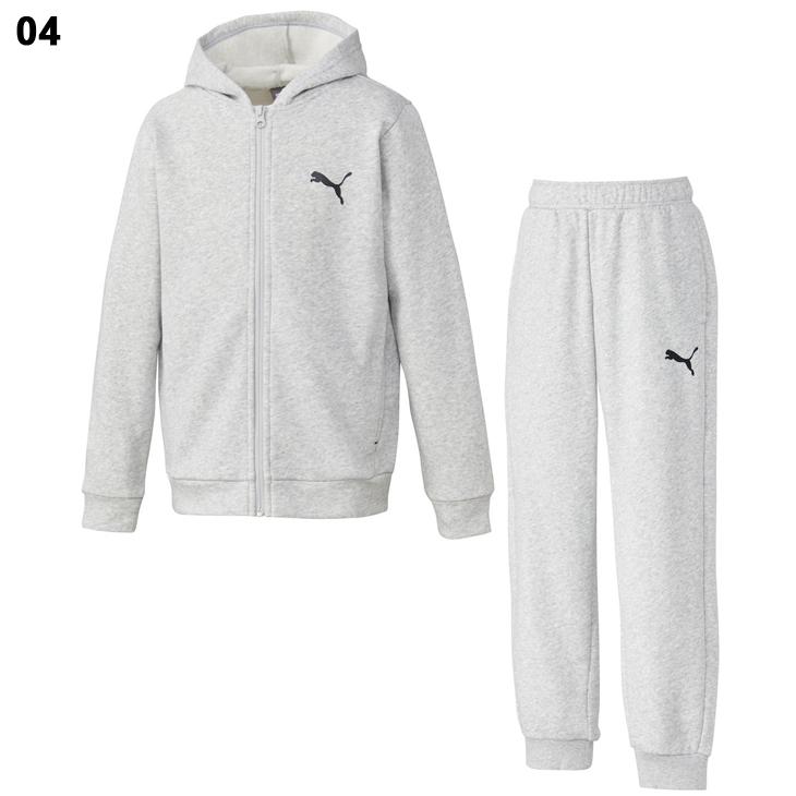PUMA（プーマ） キッズ スウェット 上下 パーカー ロングパンツ
