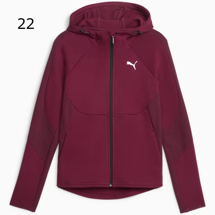 PUMA（プーマ） パーカー スウェット レディース EVOSTRIPE フーデッド