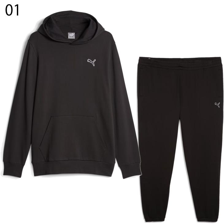 PUMA プーマ セットアップ パーカー スウェットパンツ XS PUMA プーマ スウェット メンズ 上下 プルオーバーパーカー