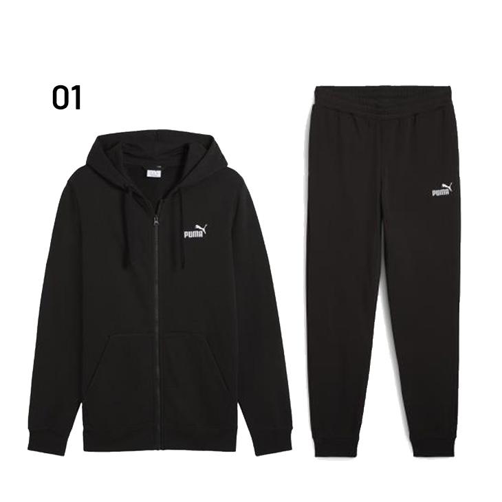 PUMA プーマ スウェット メンズ 上下 ESS NO. 1ロゴ 長袖ジップ