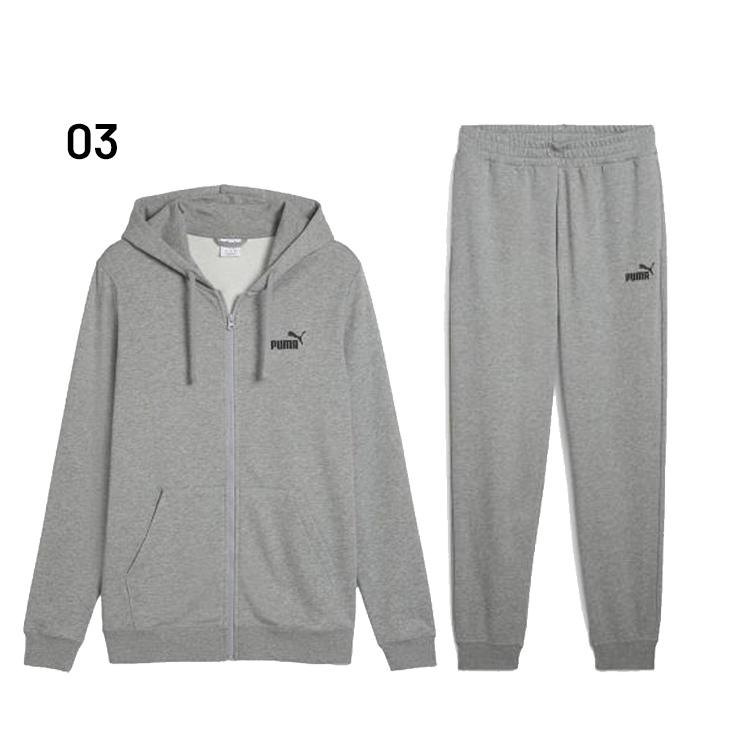 PUMA プーマ スウェット メンズ 上下 ESS NO. 1ロゴ 長袖ジップ