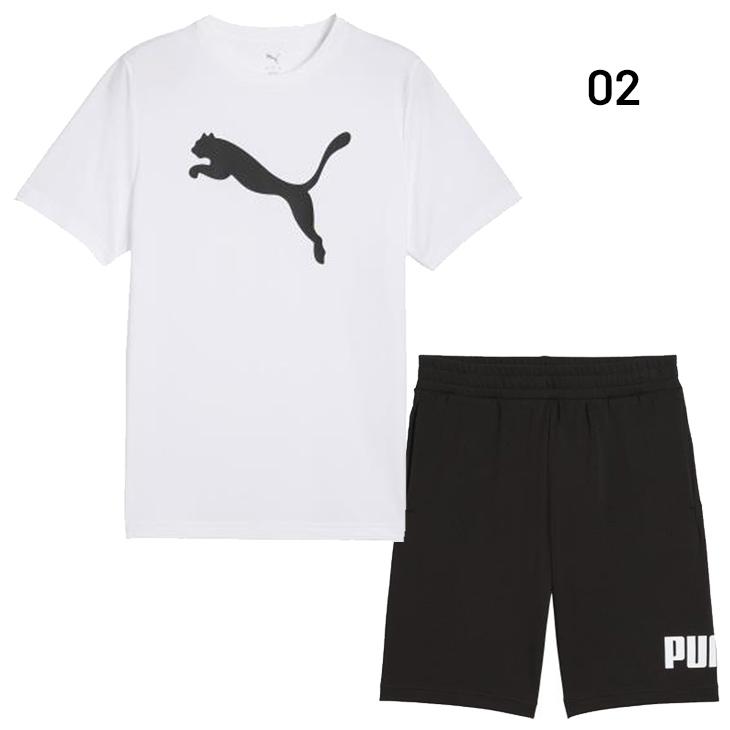 PUMA（プーマ） 半袖Tシャツ ハーフパンツ メンズ 上下 PUMA ESS