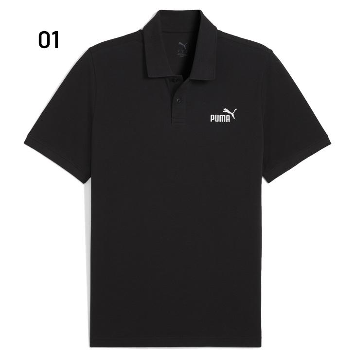 PUMA（プーマ） 半袖 ポロシャツ メンズ PUMA ESS No.1ロゴ ピケ