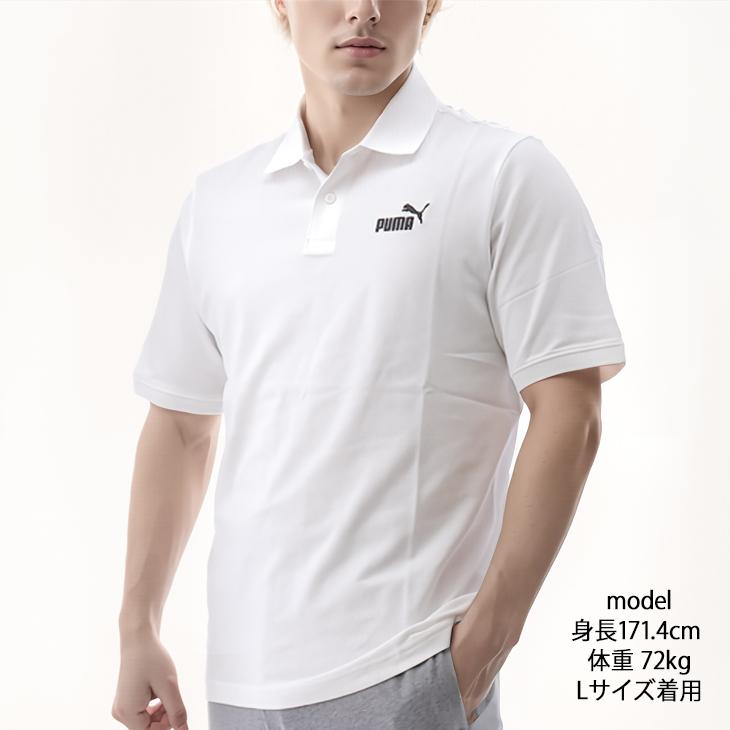 PUMA（プーマ） 半袖 ポロシャツ メンズ PUMA ESS No.1ロゴ ピケ