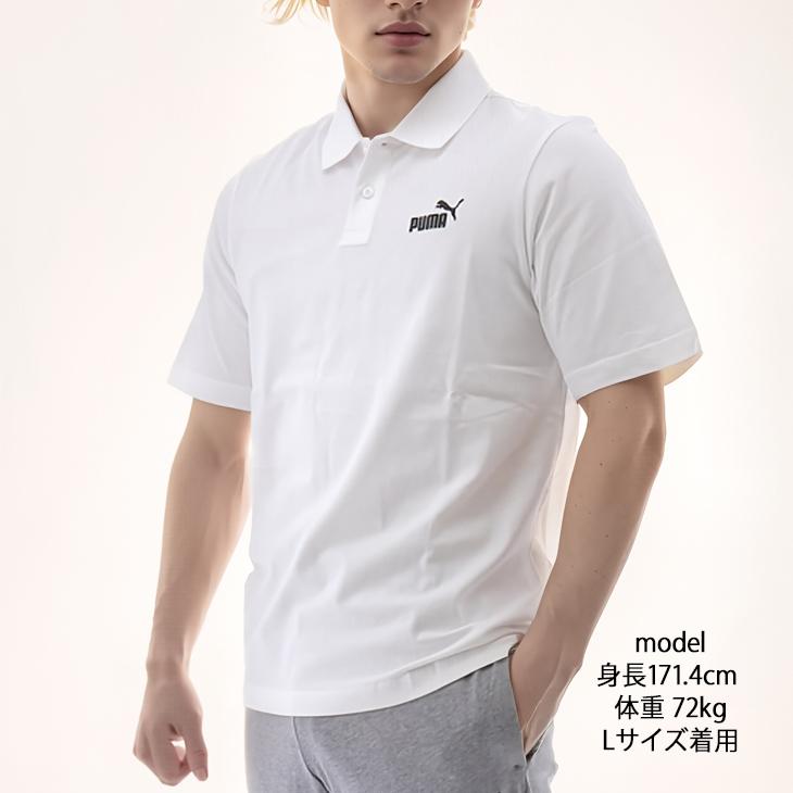 PUMA（プーマ） 半袖 ポロシャツ メンズ PUMA ESS NO.1ロゴ ジャージー