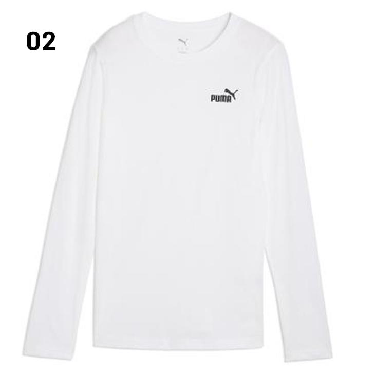 PUMA プーマ 長袖 Tシャツ レディース ESS スモール NO.ロゴ LS