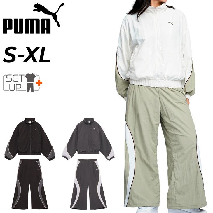 ◎プーマ　パレルモFC ウーブンジャケットパンツ　上下セット　Ｌ　美品 PUMA（プーマ） ウーブン 上下 レディース PUMA CORE HERITAGE