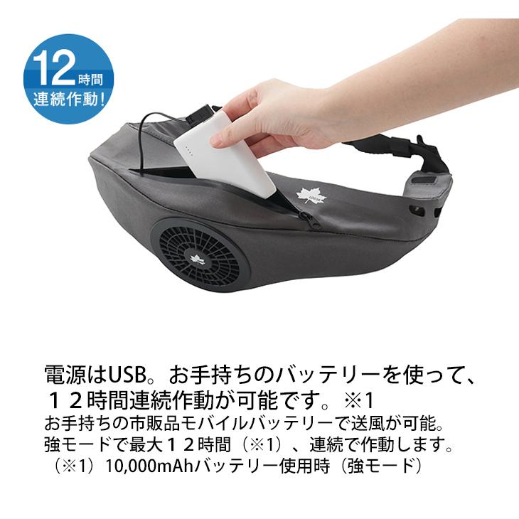 LOGOS（ロゴス） ボディエアコン ベルト式 熱中症対策グッズ 野電