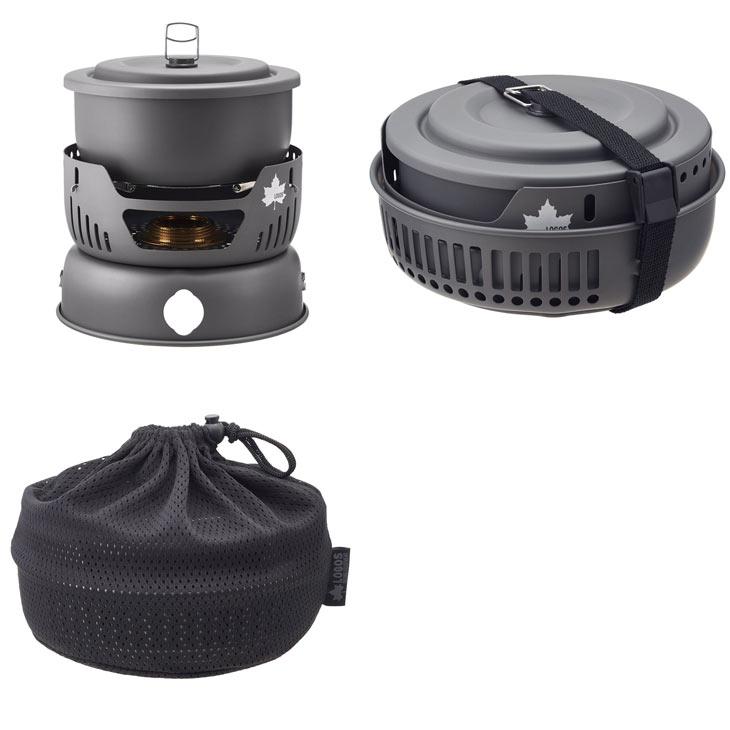 LOGOS（ロゴス） アルコールバーナー＆クッキングセット/調理器具