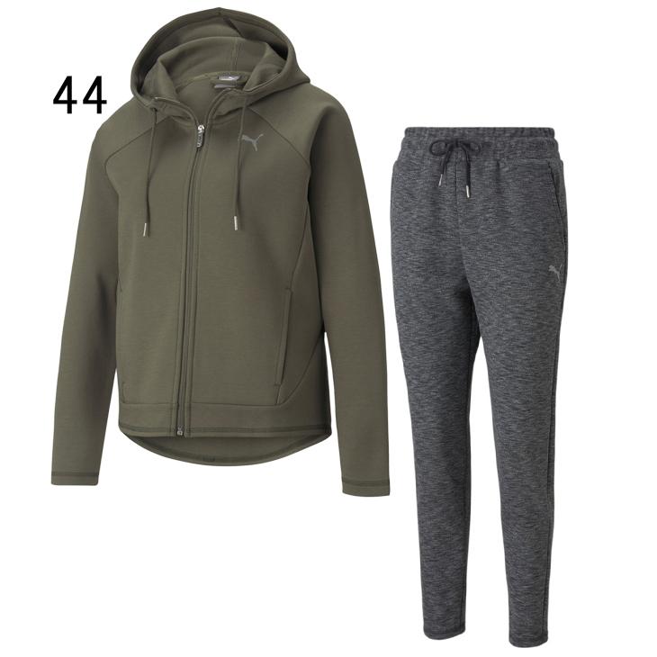 PUMA（プーマ） スウェット 上下セット レディース EVOSTRIPE