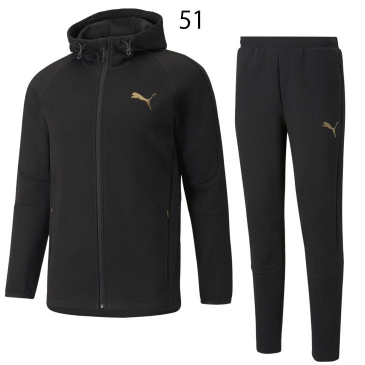 PUMA（プーマ） スウェット 上下セット メンズ EVOSTRIPE フーディ