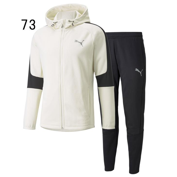 PUMA（プーマ） スウェット 上下セット 裏起毛 メンズ EVOSTRIPE
