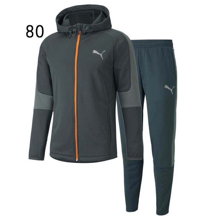 PUMA（プーマ） スウェット 上下セット 裏起毛 メンズ EVOSTRIPE