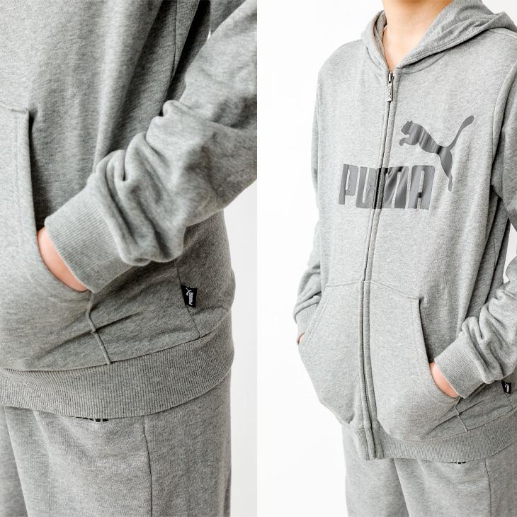 PUMA（プーマ） スウェット 上下 キッズ 120-160cm 子供服 フルジップ 