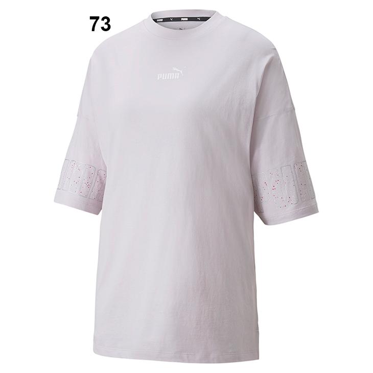 PUMA（プーマ） Tシャツ 5分袖 レディース POWER /スポーツウェア