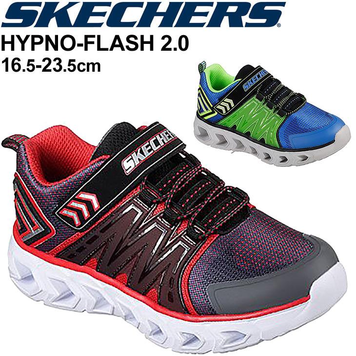 キッズシューズ 光る靴 男の子 ジュニア ボーイズ スニーカー 16 5 23 5cm 子供靴 スケッチャーズ Skechers Hypno Flash2 0 ベルクロ カジュアル l l World Wide Market 通販 Yahoo ショッピング