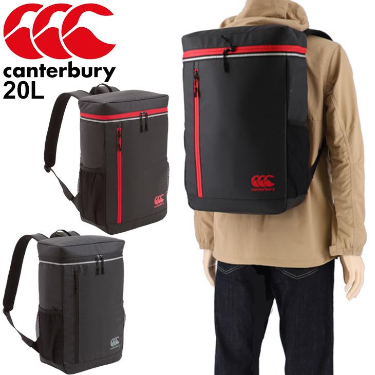 リュックサック バッグパック メンズ カンタベリー Canterbury 満点の デイパック DAY PACK ボックス型 鞄 普段使い ラグビー 50％OFF AB09914 かばん スポーツバッグ 20L