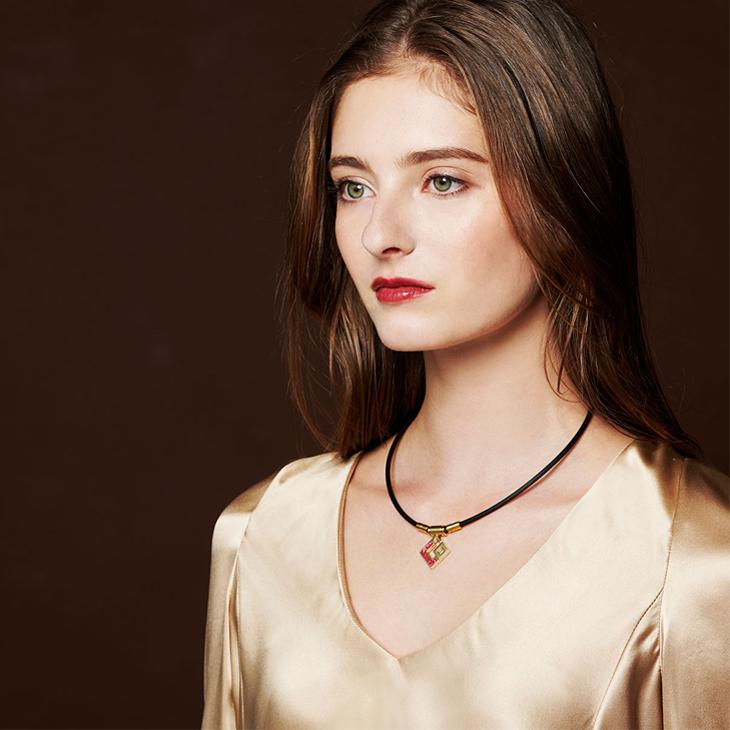 【正規販売店】磁気ネックレス コラントッテ Colantotte アウラ ミニ メンズ レディース/健康アクセサリー 首肩の血行改善　首のコリ 肩コリ /ABAPR【返品不可】 樹脂コーティング磁石