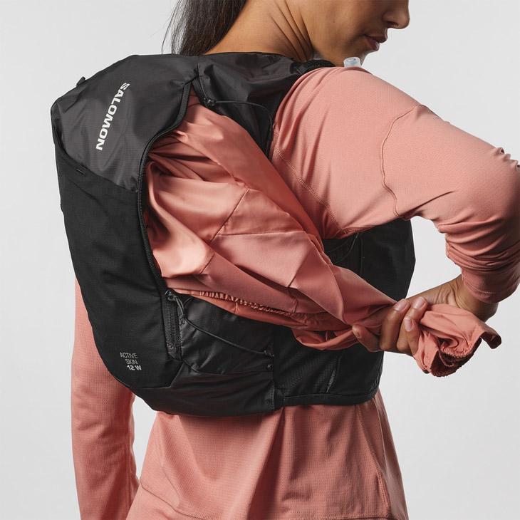 SALOMON（サロモン） レディース ランニングベスト 約12L フラスク付き