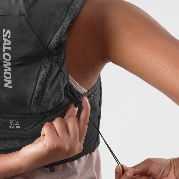 Salomon ADV SKIN 12 W サロモン　レディースS SALOMON サロモン レディース ランニングベスト フラスク付 ADV