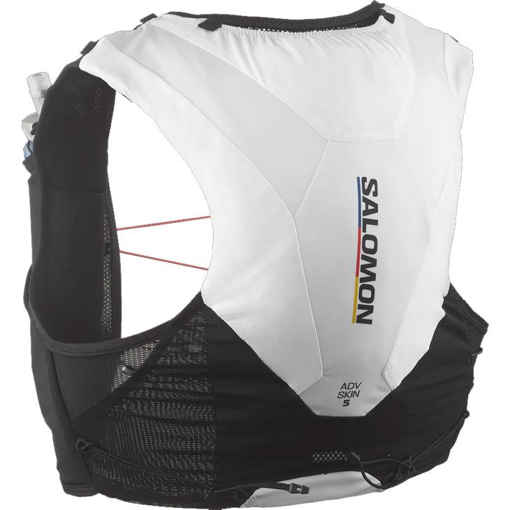サロモン ランニングベスト フラスク付 SALOMON ADV SKIN 5 RACE FLAG メンズ レディース ハイドレーションベスト トレイルランニング /ADVSKIN5-RACEFLAG