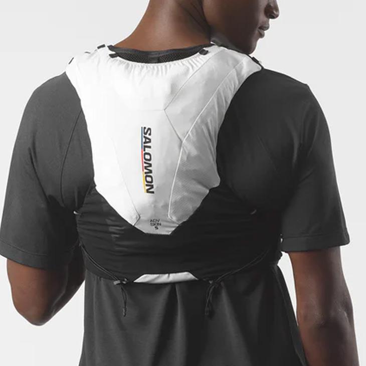 サロモン ランニングベスト フラスク付 SALOMON ADV SKIN 5 RACE FLAG メンズ レディース ハイドレーションベスト トレイルランニング /ADVSKIN5-RACEFLAG