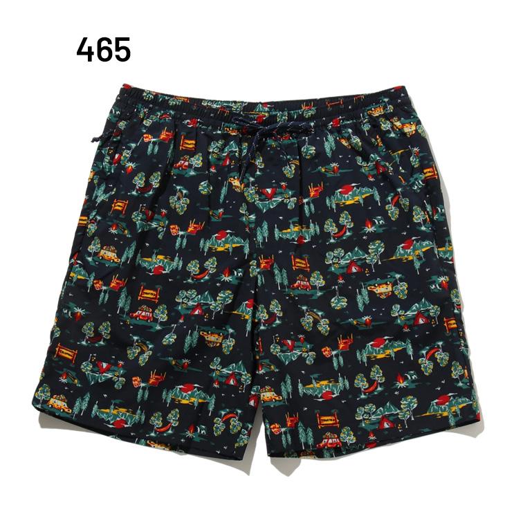 ◆未使用美品◆ VETEMENTS ファイヤーパターン 水陸両用 ショートパンツ Columbia（コロンビア） ショートパンツ インナー付き ウォーター