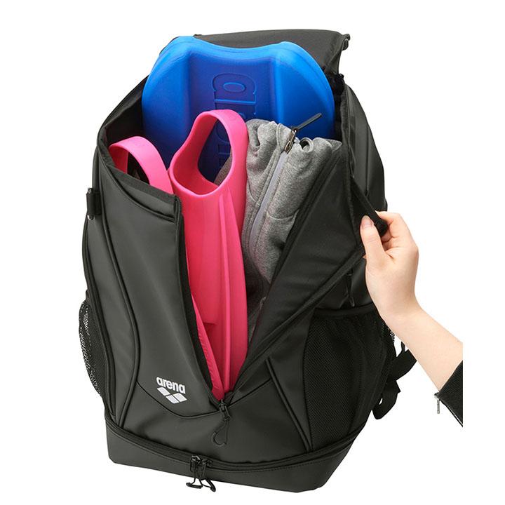 新品未使用 アリーナ スイマーズバッグ 水泳 リュック ブラック arena（アリーナ）】リュック バックパック 35L AS5SBP11U – Suijin