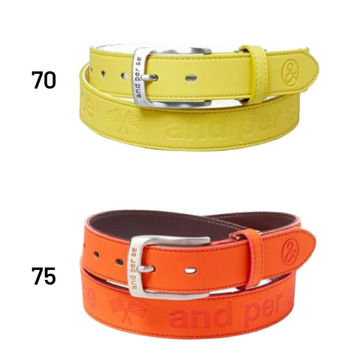 and per se（アンパスィ） ロゴベルト レディース ゴルフ用ベルト 全長