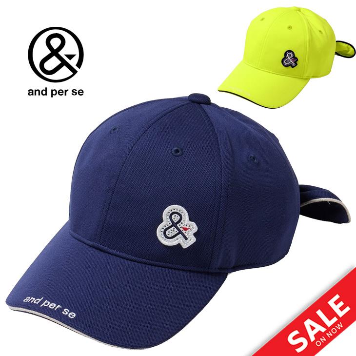 and per se（アンパスィ） ゴルフキャップ レディース and per se GOLF