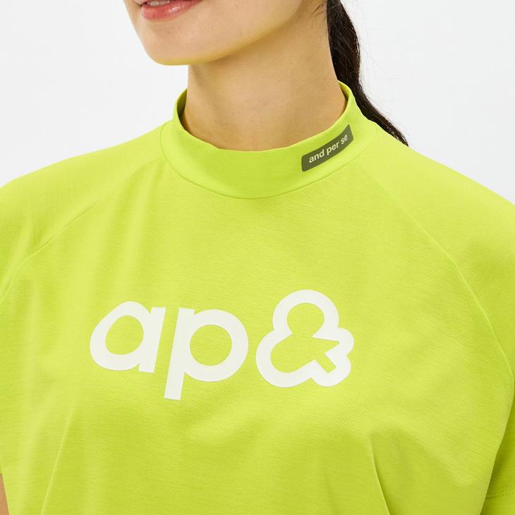 and per se（アンパスィ） 半袖 モックネックシャツ レディース ゴルフ