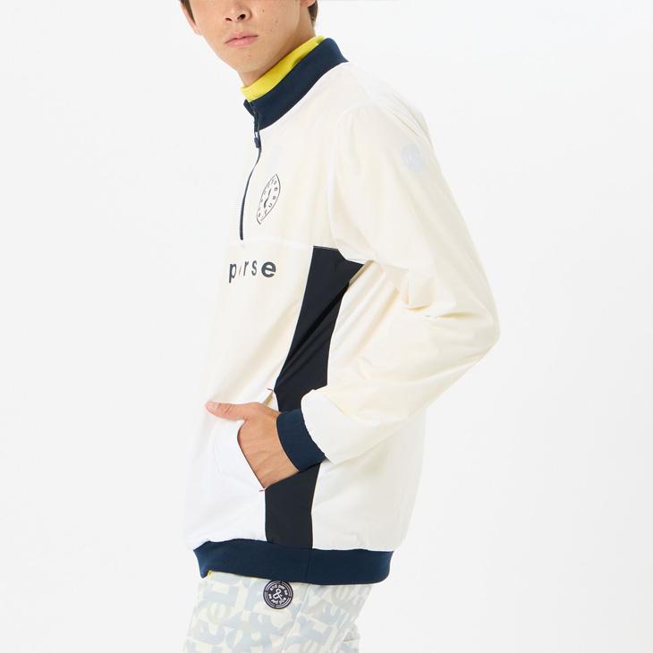 and per se（アンパスィ） 中わた入り ウィンドブレーカー 長袖 メンズ