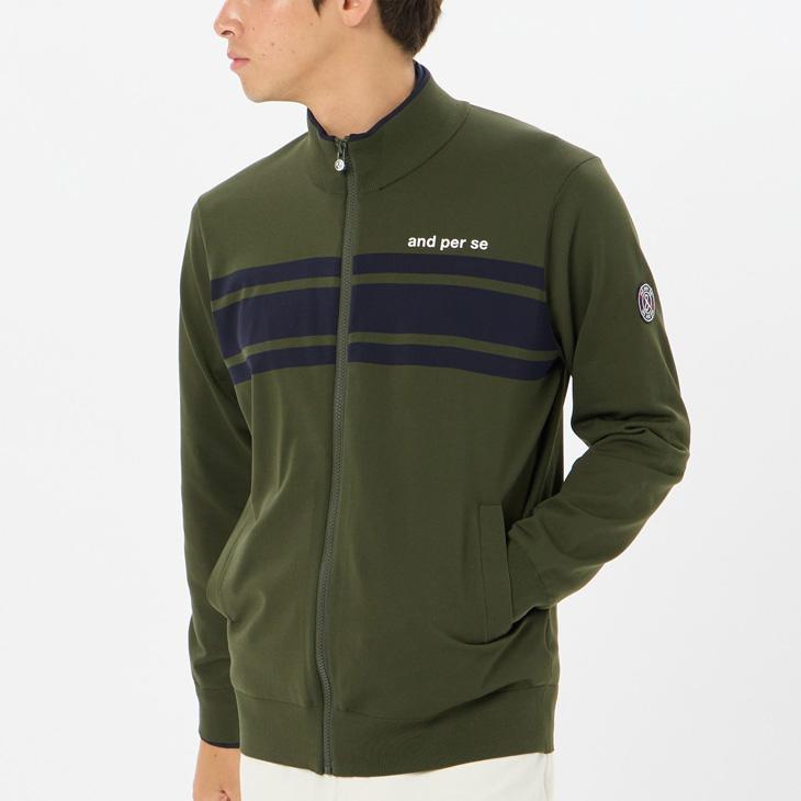 and per se アンパスィ 長袖 ゴルフジャケット メンズ ゴルフウェア