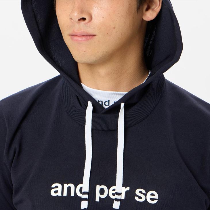 and per se アンパスィ パーカー 長袖 プルオーバー メンズ