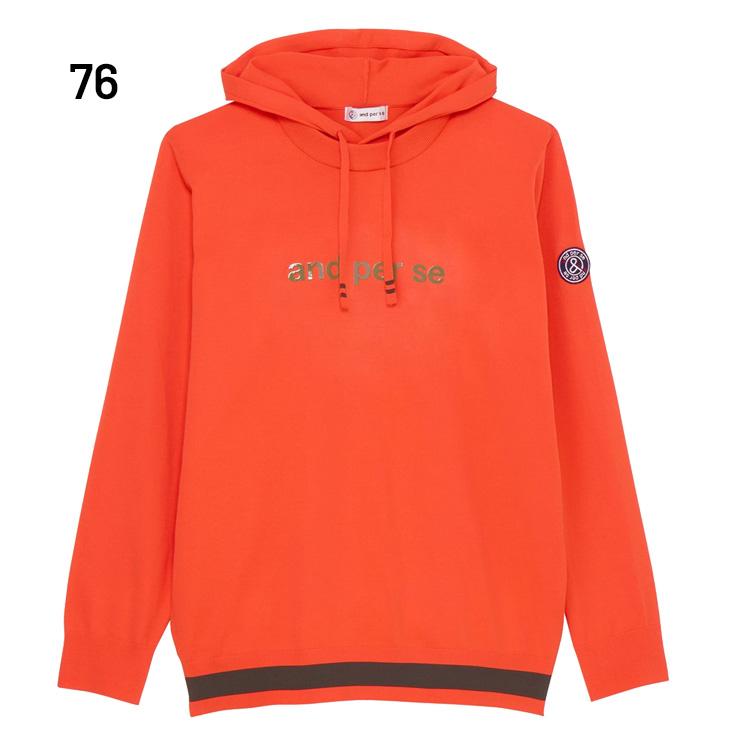 and per se アンパスィ パーカー 長袖 プルオーバー メンズ