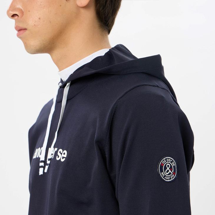 and per se アンパスィ パーカー 長袖 プルオーバー メンズ ゴルフ